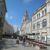 モスクワの中心街はかなり都会